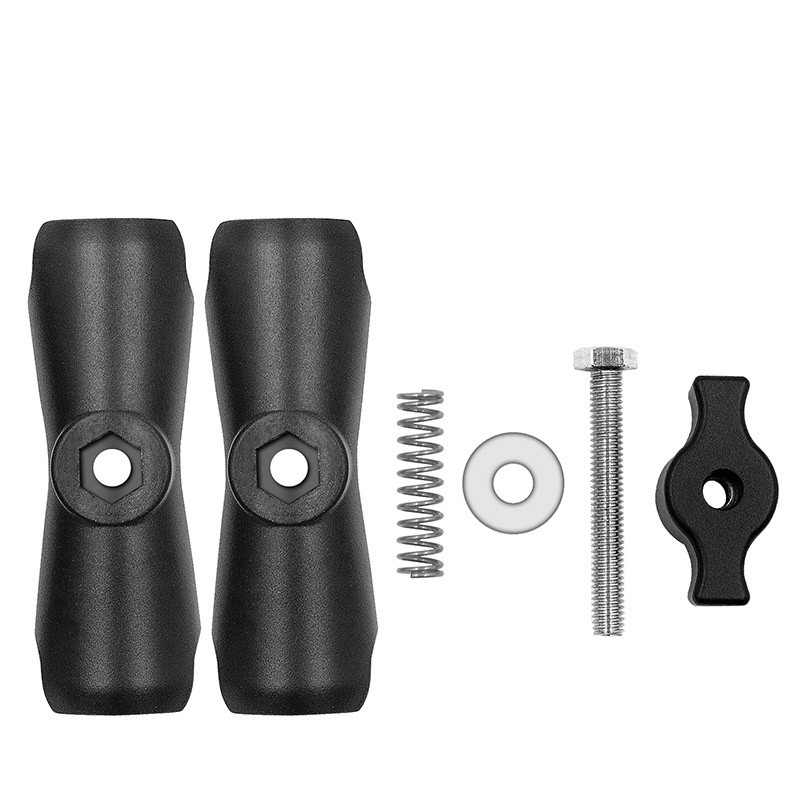 Īsa, gara dubultā ligzdas svira 1 collas lodīšu pamatnēm Gopro kameras velosipēda motociklam tālruņa turētāja stiprinājums 55 mm/95 mm/150 mm