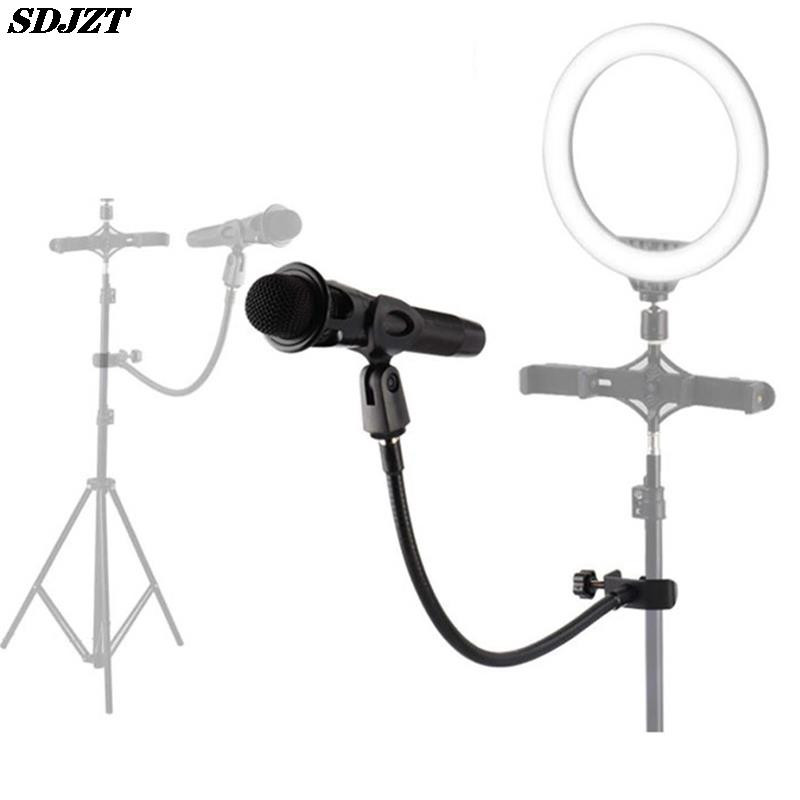 Rauast laua mikrofoni alus Universaalsed voolikuriiulid tugeva lauaklambriga mikrofoni alusega mikrofoni klambrihoidja mikrofoni käe lauakinnitus