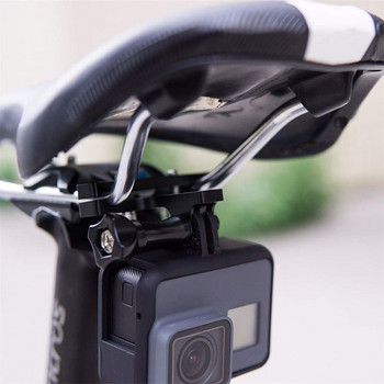 Велосипедна състезателна скоба за седалка за монтиране на седло за GoPro Hero 11 10 9 8 7 6 5 Аксесоар за камера Xiaomi Sjcam Eken Go Pro