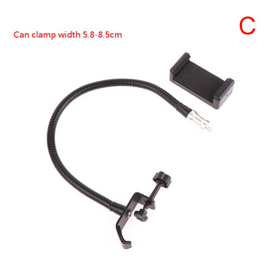 Rugalmas hattyúnyak mikrofonállvány asztali bilinccsel Rádiós Stúdióhoz, Élő adáshoz