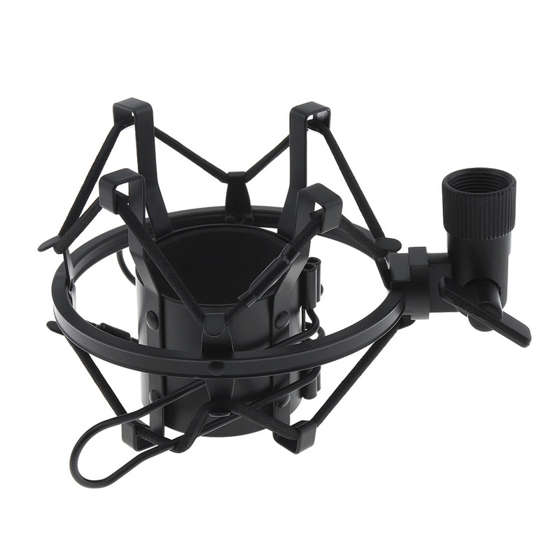 Metalinis aukšto elastingumo įrašymo studijinis klipas Spider mikrofono stovas, amortizatoriaus laikiklis su variniu perdavimu kompiuterio kondensatoriaus mikrofonui