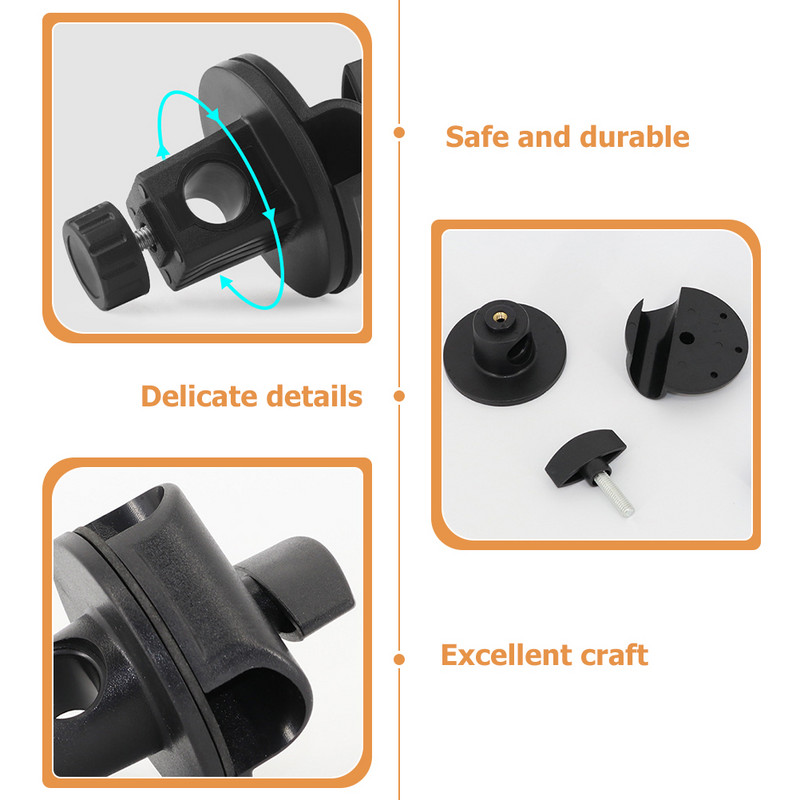 Mikrofono trikojo spaustukai Adapteris Mikrofono spaustuko rankena Įranga Podcast Bundle Laikiklis Gnybtai Priedai Laikiklis Reguliuojamas skersinis strypas