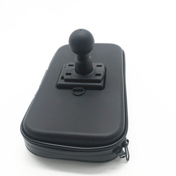 Αδιάβροχη θήκη με φερμουάρ 1 ιντσών Σύνδεση μπάλας με 4 νύχια οπών AMPS Πλάκα προσαρμογέα Λαστιχένια βάση στήριξης κεφαλής μπάλας για έξυπνα τηλέφωνα