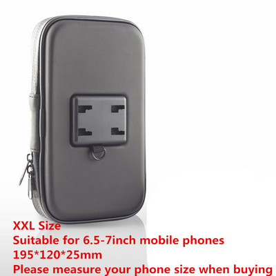 Carcasă impermeabilă cu fermoar Conexiune bilă de 1 inch 4 gheare găuri Placă adaptor AMPS Suport de montare cu cap bilă din cauciuc pentru telefoane inteligente