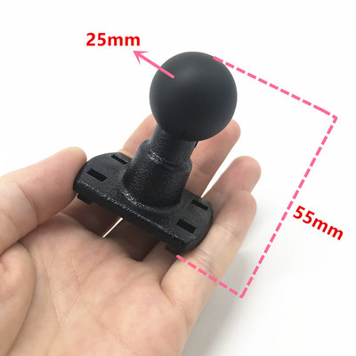 Carcasă impermeabilă cu fermoar Conexiune bilă de 1 inch 4 gheare găuri Placă adaptor AMPS Suport de montare cu cap bilă din cauciuc pentru telefoane inteligente