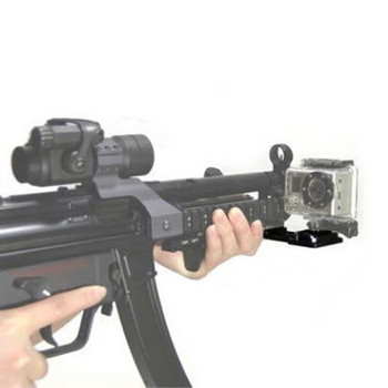 Αναβαθμισμένη βάση CNC αλουμινίου 20mm Gun Side Rail για Gopro Xiaoyi Gitup Sport Action Camera for Hunters Ανταλλακτικά Airsoft Player