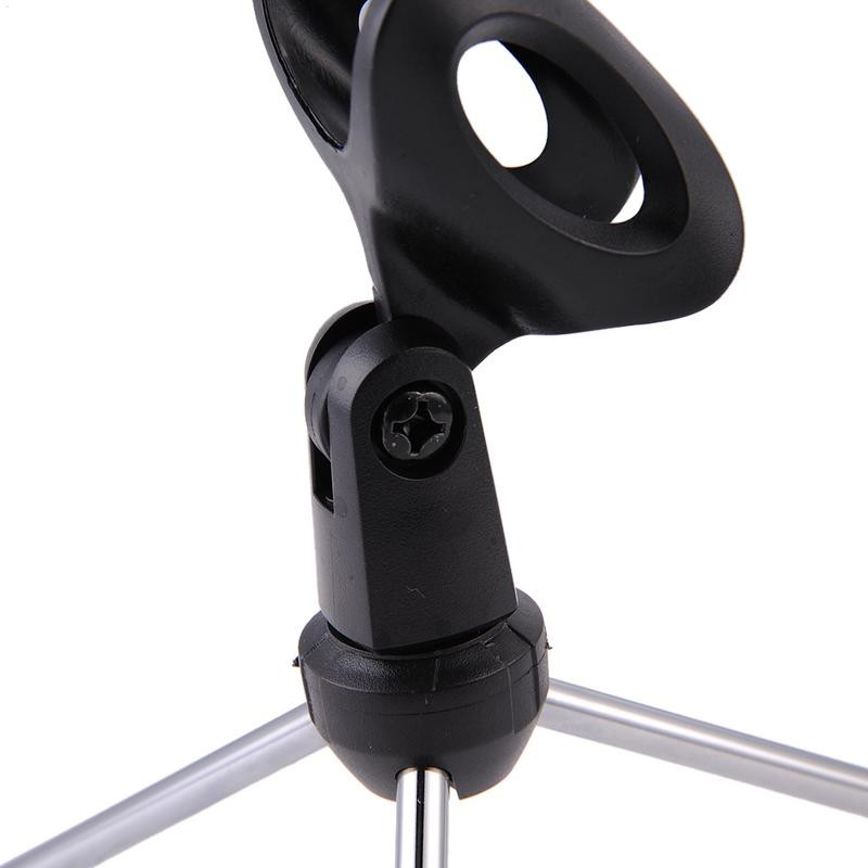 Profesionalus mikrofono trikojo stovas Mini nešiojamas trikojo stovas podcast'ams Laidinis belaidžio mikrofono laikiklis su spaustuko laikikliu