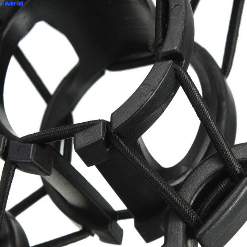 1x universalus profesionalus kondensacinis mikrofonas mikrofono smūgio laikiklis studijos įrašymo laikiklis didelės membranos mikrofono gnybtui