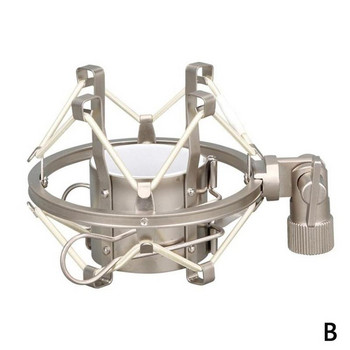 2020 Нов микрофон Shock Mount Locking Knob Намаляване на държача на микрофона Записващ клип Кондензатор Studio Noise Spider Broadcast M7P2