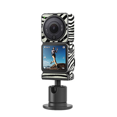 MoriEnzi For DJI Action2 Aku kestvus kahe ekraaniga korpuse kaitse paberi toimega 2 kriimustusvastane korpus PVC kaitsekleebis