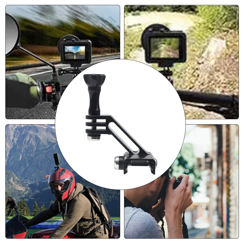 Nosač za akcijsku kameru, sportska stezaljka za Picatinny šinu, crni bočni nosač, prijenosni adapter, dodatna oprema, baza za Insta360 ONE R