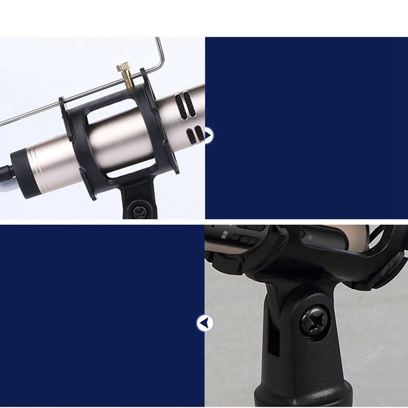 Nastaviteľný stojan na mikrofón, stolný statív pre nahrávanie videa z počítača s krytom filtra proti vetru pre mikrofón