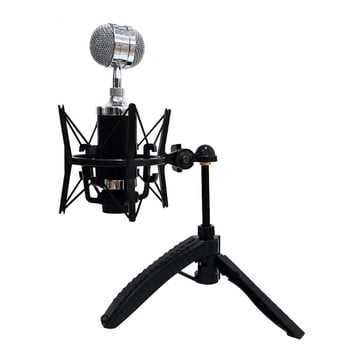 Universal Mic Microphone Shock Mount Ρυθμιζόμενη βάση στήριξης κλιπ βάσης εγγραφής Επαγγελματικά αξεσουάρ