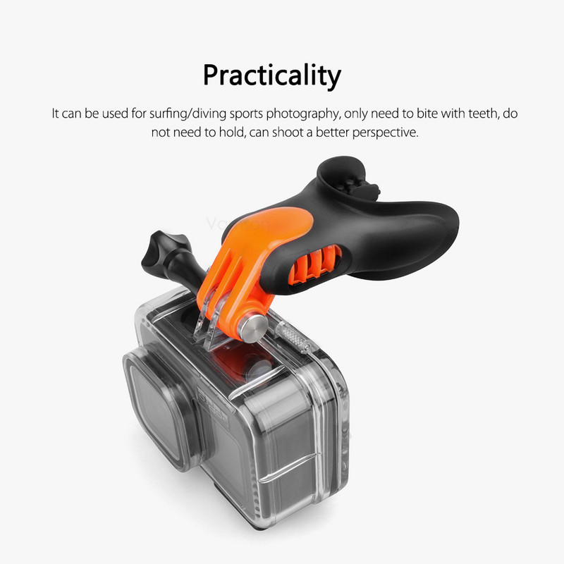 Vamson silikonske naramenice s vijkom za surfanje pucanje plivanje ronjenje za GoPro Hero 10 9 8 7 6 5 4 Xiaomi VP415