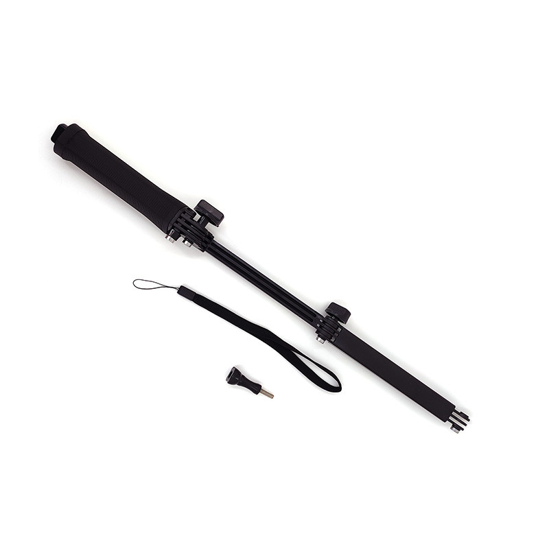 Prijenosni vodootporni monopod s trostranim držanjem, sklopivi stativ za selfie štap za GoPro Hero 8 7 6 5 Yi 4K Sjcam Eken dodatak