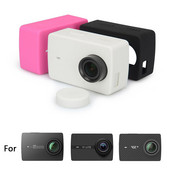 Silikonska maska Poklopac + poklopac objektiva za Xiaomi YI 4K Xiaoyi 4K Lite yi 4K PLUS Action Sport Camera Zaštitno kućište Dodaci