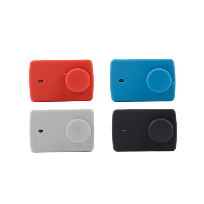 Silikonska maska Poklopac + poklopac objektiva za Xiaomi YI 4K Xiaoyi 4K Lite yi 4K PLUS Action Sport Camera Zaštitno kućište Dodaci