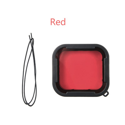 Filtre impermeabile super subțiri 3 buc. Set de filtre pentru scufundări subacvatice roșu roz violet pentru Gopro Hero 5/6/7 carcasă originală neagră