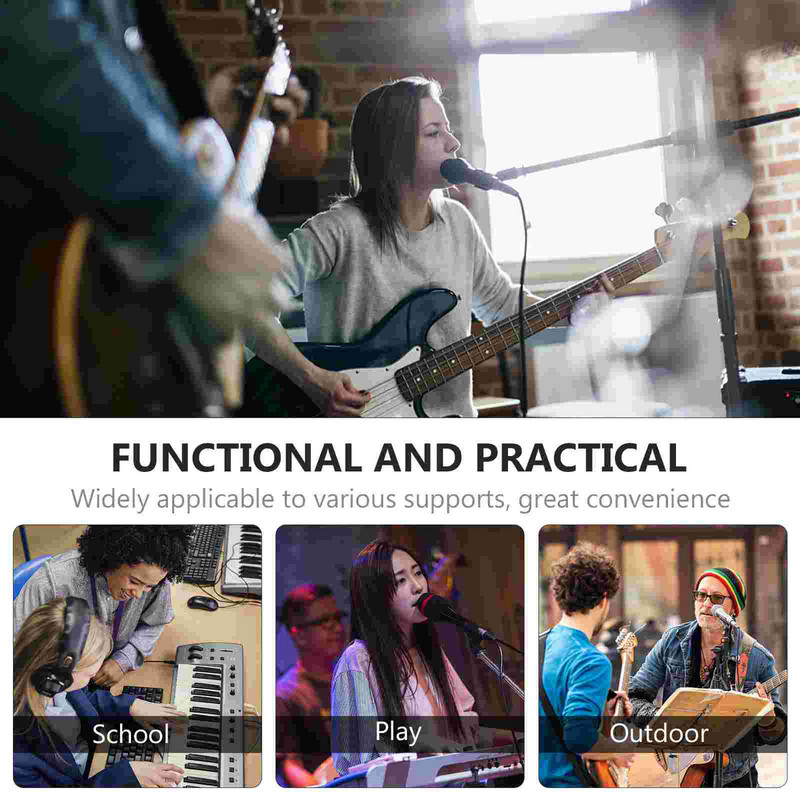 Metalni stalak Metalni držač mikrofona Podesivi nosač nosača mikrofona Držač nosača mikrofona Grijači držača nosača mikrofona Stativ Prijenos uživo