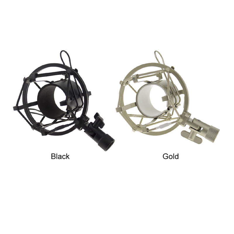 Univerzális zajelfedő mikrofon ütésálló rezgéscsillapító élő közvetítés felvétel stúdió otthoni tartós rádióállomás