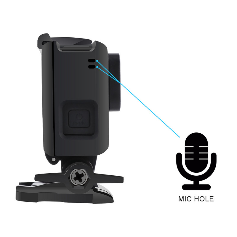 RuigPro standardse raamiga kinnitusjuhtmega ühendatav kaitseümbris GoPro Hero 5 6 7 Black Go Pro tarvikute jaoks