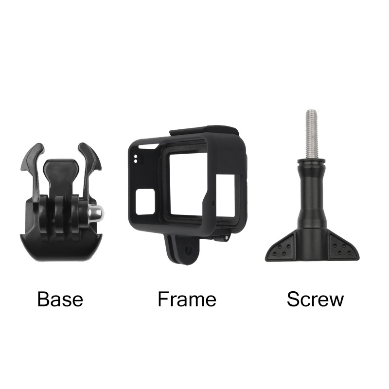 RuigPro standardse raamiga kinnitusjuhtmega ühendatav kaitseümbris GoPro Hero 5 6 7 Black Go Pro tarvikute jaoks