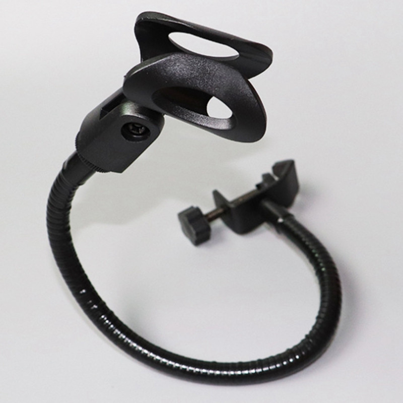 Fleksibilni Gooseneck stalak za mikrofon sa stolnom stezaljkom za radio studio, opremu za emitiranje uživo, postaje