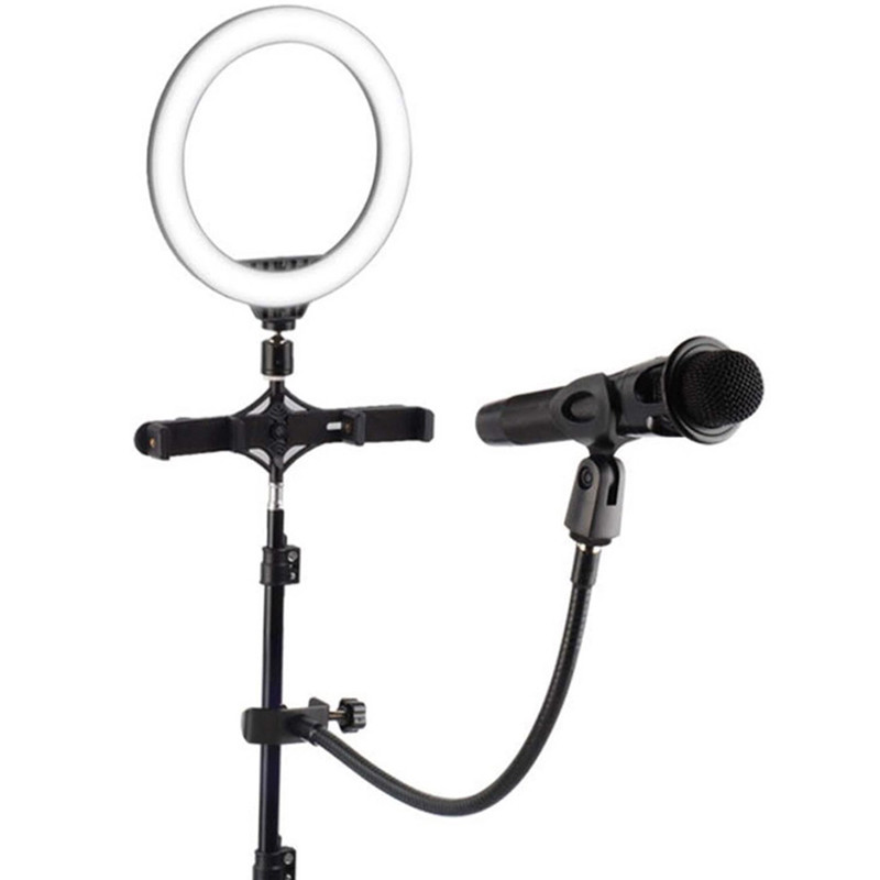 Željezni stolni stalak za mikrofon Univerzalne police za crijeva sa stolnom stezaljkom za teške uvjete rada Stalak za mikrofon Držač kopče za mikrofon Stolni nosač za ručku mikrofona