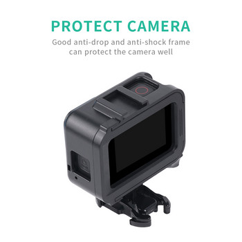 Για αξεσουάρ GoPro GoPro Hero 8 Θήκη προστατευτικού πλαισίου Θήκη για βιντεοκάμερα για GoPro Hero8 Μαύρη κάμερα δράσης