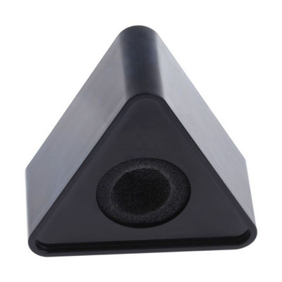 Fekete lyuk háromszög alakú mikrofon mikrofon TV logó zászló állomás DIY