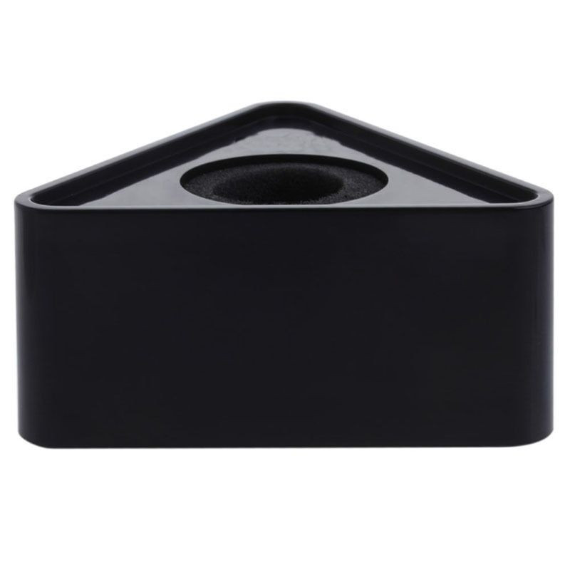 Juodosios skylės trikampis mikrofonas mikrofonas televizoriaus logotipo vėliavos stotis „pasidaryk pats“.