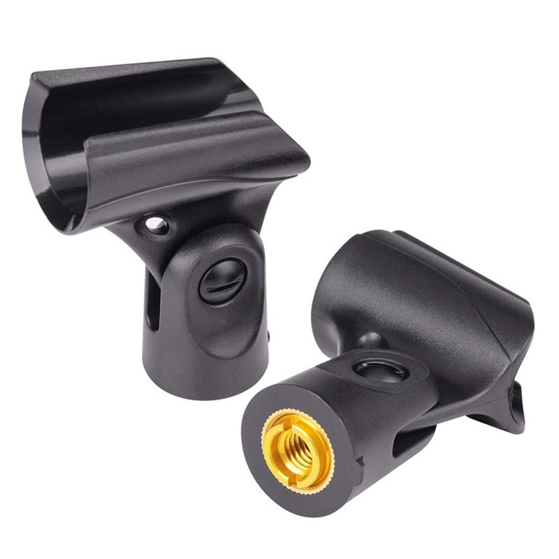 HFES 5 db univerzális mikrofoncsipesz tartók Mikrofoncsipesz tartó 5/8 hüvelykes apa-3/8 hüvelykes anyacsavar adapterrel