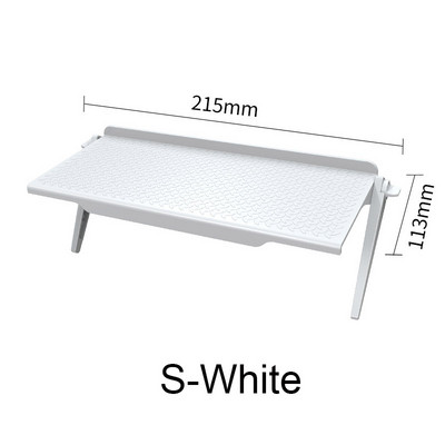 Reguleeritav teleriekraani ülemine riiulihoidik Macbooki arvutimonitori lauaarvutialusele teleririiuli kuvariiul.