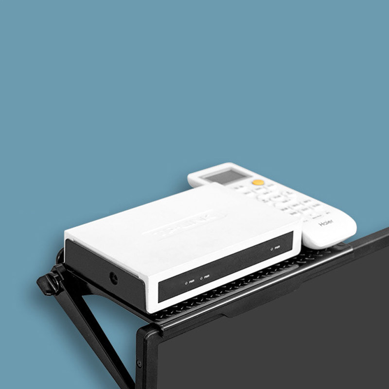 Reguleeritav teleriekraani ülemine riiulihoidik Macbooki arvutimonitori lauaarvutialusele teleririiuli kuvariiul.