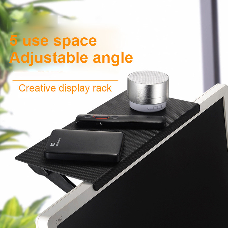 Universaalne telerialus Arvuti teleriekraani rack Näidikuhoidik traadita ruuter digiboksi riiuli ekraaniriiul 3 valikulist värvi