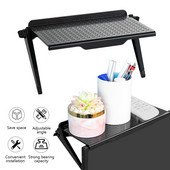 Reguleeritav teleriekraan ülemine riiuliriiuli hoidik Arvutimonitori lauaarvuti alus teleririiuli kuvariiul hoiurest