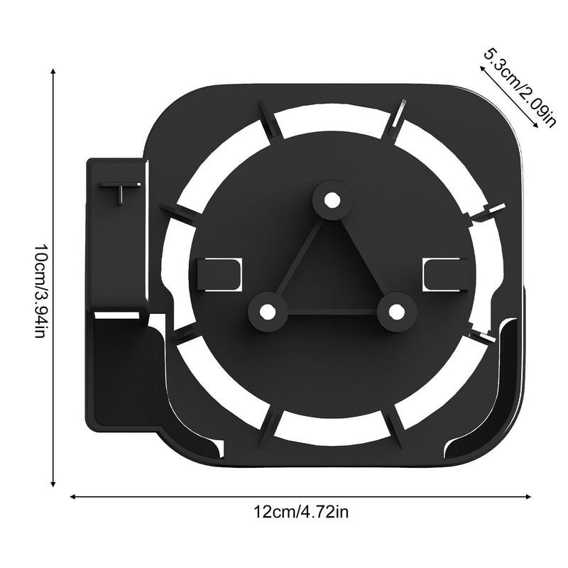 Seinale paigaldatav telerikarbi korraldaja Apples TV HD 4K 2-7 põlvkonna salvestusriiul koos kaugjuhtimispuldi hoidikuga.