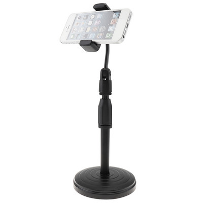 Proširivi univerzalni stalak za držač za stolni telefon Držač za mobilni telefon za stolni nosač sa kopčom za mikrofon rotirajućom za 360 stupnjeva