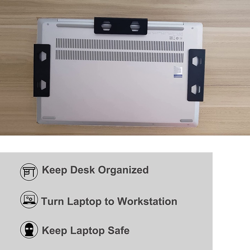 Lauaaluse sülearvuti hoidiku kinnitus koos kruviga macbooki jaoks Sülearvutid Klaviatuurid Ruuterid Modemid Kaablikarp võrgulüliti hoidik