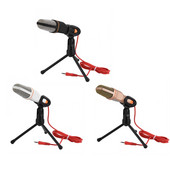 Fém USB kondenzátor felvevő mikrofon ének hangfelvétel YouTube C1 laptophoz KTV Windows rendszerhez