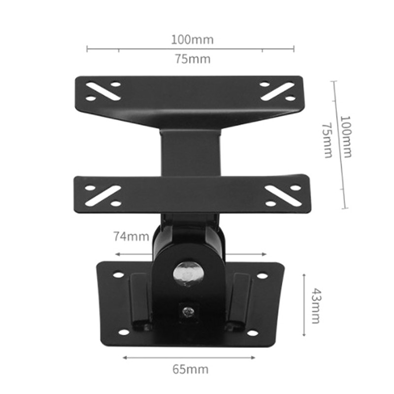 Univerzalni podesivi TV zidni nosač, rotacija od 180 stupnjeva, stalak za TV nosač za 14-27 inčni LCD LED ravni plazma TV držač