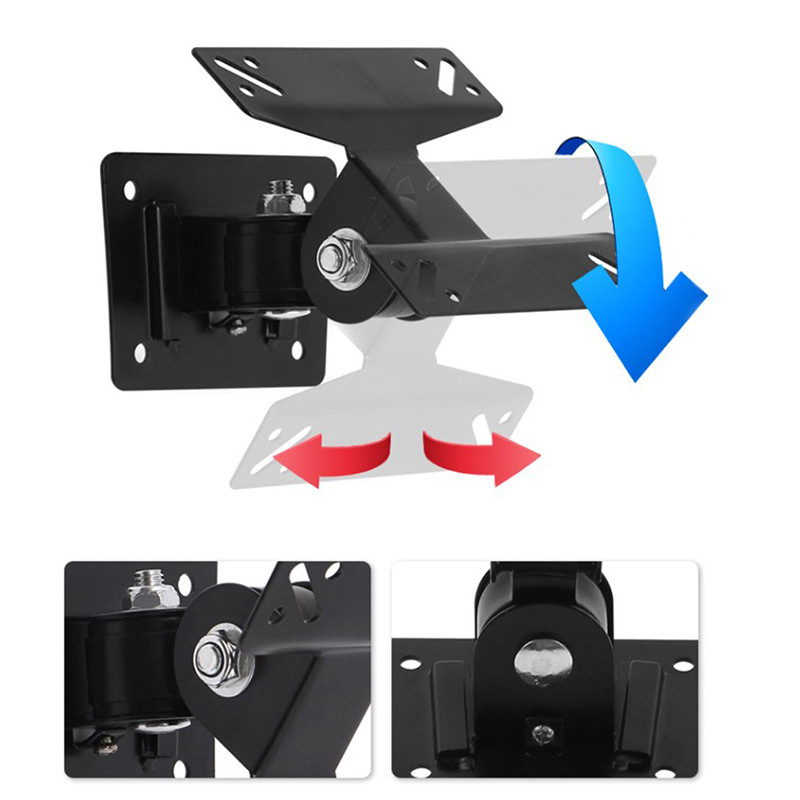 Univerzalni podesivi TV zidni nosač, rotacija od 180 stupnjeva, stalak za TV nosač za 14-27 inčni LCD LED ravni plazma TV držač
