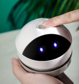 Mielas robotas stalinis dulkių siurblys USB klaviatūros valiklis trintukas pieštukų drožlės Mini rankinis nešiojamas dulkių siurblys