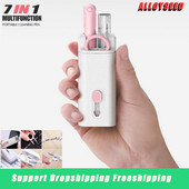 7 viename dulkių šalinimo šepetys, skirtas kompiuteriui / mobiliajam telefonui / ausinėms / kompiuteriams / nešiojamiesiems kompiuteriams / klaviatūros daugiafunkciams valymo įrankiams