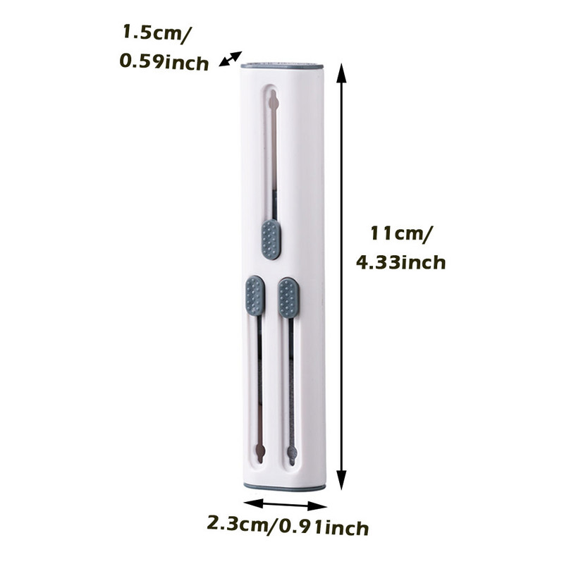 Fotoaparato nešiojamasis kompiuteris, nešiojamasis mobilusis telefonas, suderinamas su dulkių šalinimo ausinėmis, universalus nešiojamas valymo rašiklis, skirtas Apple ausinėms