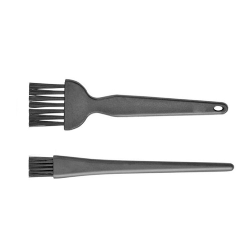 Juodos plastikinės rankenos klaviatūros valymo dulkių valiklis, skirtas durų langų grioveliams 45BA