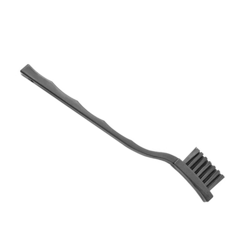 Juodos plastikinės rankenos klaviatūros valymo dulkių valiklis, skirtas durų langų grioveliams 45BA