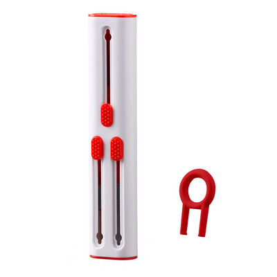 Με Soft Brush Cleaning Pen Dust Remove - συμβατά Earbuds Φορητά φορητά χειρός πολλαπλών λειτουργιών 3 σε 1 για ακουστικά Apple