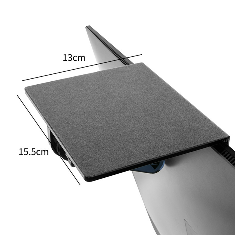 Akril TV képernyő felső tároló polc tartó Praktikus otthoni tároló állvány rendszerező