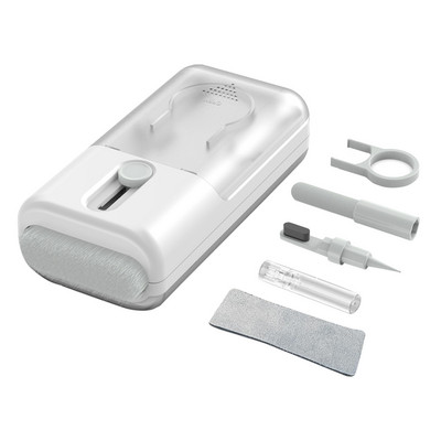 6 viename Valymo įrankių rinkinys Klaviatūros ir ausinių valiklis dulkių valiklis, skirtas Airpods Pro MacBook iPad iPhone iPod valymo rašiklio šepetys